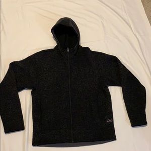 Outdoor Research Wool blend Zip up hoodie